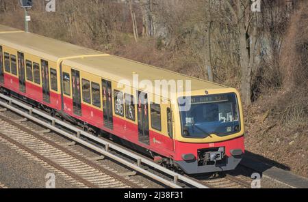 Ringbahn S 41, Wilmersdorf, Berlin, Allemagne Banque D'Images