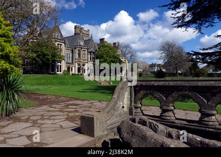 La semelle intérieure, Cour de charbon accueil propriétaire James Harvey, Llandaff, Cardiff, Pays de Galles, Royaume-Uni. Banque D'Images