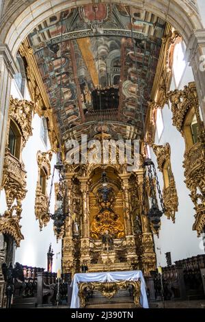 OLINDA, BRÉSIL - DEC 23, 2016: L'architecture baroque de l'église Carmo à Olinda, Pernambuco, Brésil . Banque D'Images