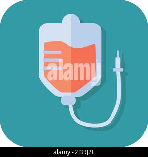 Kit d'icônes de bouton abstrait transfusion sanguine sur fond blanc - illustration vectorielle Illustration de Vecteur