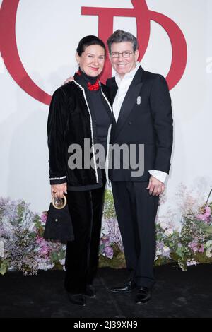 Robert Carsen, Paloma Picasso assiste au Gala lyrique du printemps avec l'américain Soprano Renee Fleming à l'Opéra Garnier de Paris le 06 avril 2022 à Paris, France. Photo de Nasser Berzane/ABACAPRESS.COM Banque D'Images