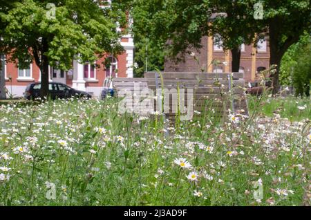 Aachen Eilendorf: Nirmer Platz Banque D'Images