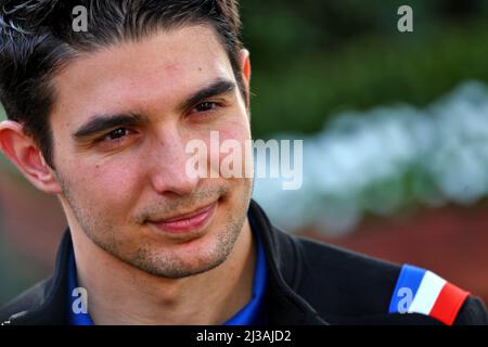 Melbourne, Australie, 07.04.2022. Esteban Ocon (FRA) Alpine F1 Team. 07.04.2022. Championnat du monde Formula 1, Rd 3, Grand Prix d'Australie, Albert Park, Melbourne, Australie, jour de préparation. Le crédit photo doit être lu : images XPB/Press Association. Banque D'Images