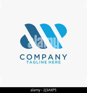 Logo lettre AP Illustration de Vecteur