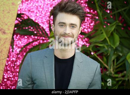 Daniel Radcliffe participe à la projection britannique de « The Lost City » à Cineworld Leicester Square le 31 mars 2022 à Londres, en Angleterre. Banque D'Images