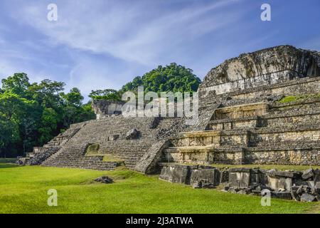 Temple des inscriptions (Templo de las Inscripciones), ruines mayas, Palenque, Chiapas, Mexique Banque D'Images