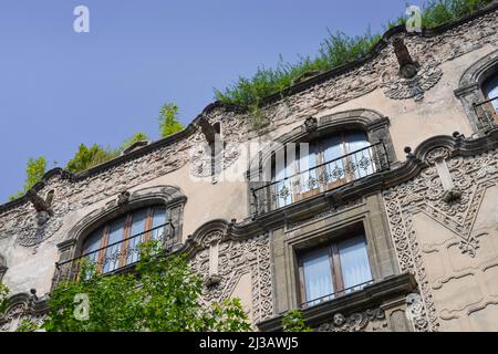 Facade Hotel Hampton Inn and Suites, Mexico, Mexique Banque D'Images