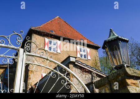 Schloss Hotel, Petershagen, Minden-Luebbecke District, Rhénanie-du-Nord-Westphalie, Allemagne Banque D'Images