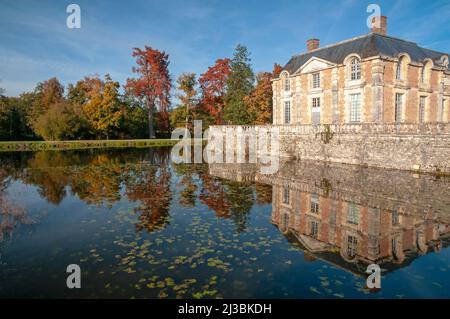 Château de la Ferte Saint-Aubin (17th siècle), la Ferte Saint-Aubin, Sologne, Loiret (45), Centre-Val de Loire, France Banque D'Images