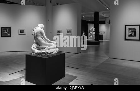 Pénitent Magdalene - 1796 - par sculpture d'Antonio Canova (1757-1822) - MART - Musée d'Art moderne et contemporain de Rovereto, Trento - Italie. Banque D'Images