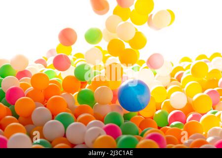 Balles en plastique colorées Banque D'Images