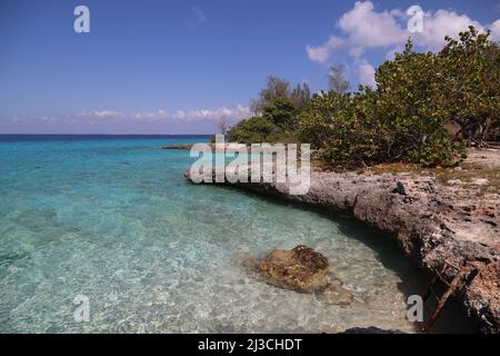 La splendide mer de la Baie des cochons, Cuba Banque D'Images