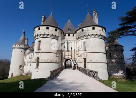 Château de Chaumont, Chaumont-sur-Loire, Loir-et-cher, Centre-Val de Loire, France Banque D'Images