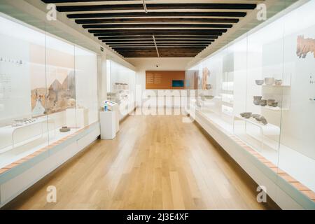 LOGRONO, ESPAGNE - nov, 2021 intérieurs de musée, Museo ,la Rioja. Photo de haute qualité Banque D'Images