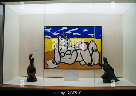 LOGRONO, ESPAGNE - nov, 2021 intérieurs de musée, Museo ,la Rioja. Photo de haute qualité Banque D'Images