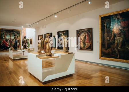 LOGRONO, ESPAGNE - nov, 2021 intérieurs de musée, Museo ,la Rioja. Photo de haute qualité Banque D'Images