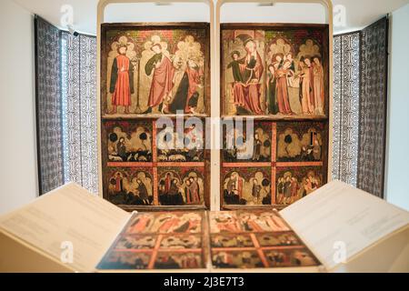 LOGRONO, ESPAGNE - nov, 2021 intérieurs de musée, Museo ,la Rioja. Photo de haute qualité Banque D'Images