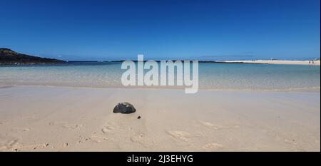 La plage de la Concha, El Cotillo, Fuerteventura Banque D'Images