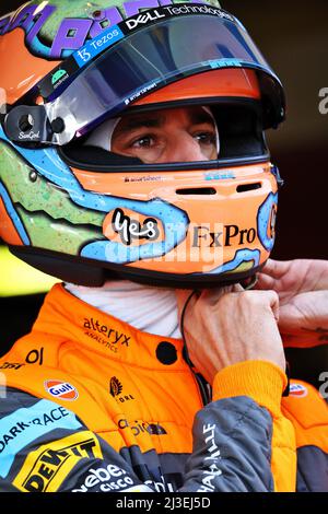 Daniel Ricciardo (AUS) McLaren. 08.04.2022. Championnat du monde Formula 1, Rd 3, Grand Prix d'Australie, Albert Park, Melbourne, Australie, jour de la pratique. Le crédit photo doit être lu : images XPB/Press Association. Banque D'Images