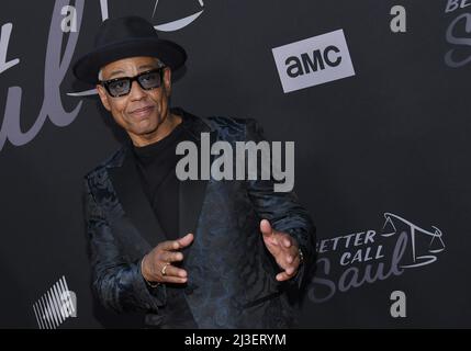 Los Angeles, États-Unis. 07th avril 2022. Giancarlo Esposito à la première du MEILLEUR APPEL d'AMC SAÜL Sixième et dernière saison qui s'est tenue au Hollywood Legion Theatre à Hollywood, CA le jeudi 7 avril 2022. (Photo par Sthanlee B. Mirador/Sipa USA) crédit: SIPA USA/Alay Live News Banque D'Images
