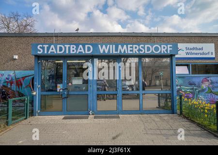 Stadtbad Wilmersdorf II, Fritz-Wildung-Straße, Berlin, Allemagne Banque D'Images
