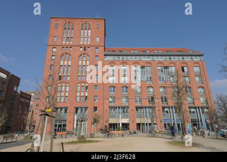 Kärnerhof, Seniorenheim, Ehemalige Schultheiß-Brauerei, Brauereihof, Wasserstadt Spandau, Hakenfelde, Spandau, Berlin, Allemagne Banque D'Images