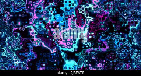 Haut de gamme coloré abstrait brillant luxe psychédélique texture arrière-plan. (Mosaïque transparente, illustration générée numériquement par l'ordinateur de rendu 2D.) Banque D'Images