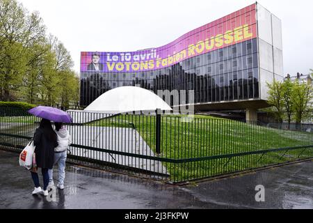 Siège du parti communiste français - place du colonel Fabien - Paris - France Banque D'Images