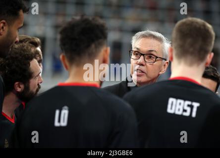 Gordon Herbert Bundepassen von Deutschland Allemagne contre Israël Basketball World Cup qualifier 28.02.2022 snp Dome Heidelberg © diebilderwelt / Alay stock Banque D'Images