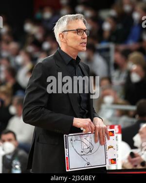 Gordon Herbert Bundepassen von Deutschland Allemagne contre Israël Basketball World Cup qualifier 28.02.2022 snp Dome Heidelberg © diebilderwelt / Alay stock Banque D'Images