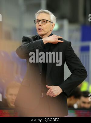 Gordon Herbert Bundepassen von Deutschland Allemagne contre Israël Basketball World Cup qualifier 28.02.2022 snp Dome Heidelberg © diebilderwelt / Alay stock Banque D'Images