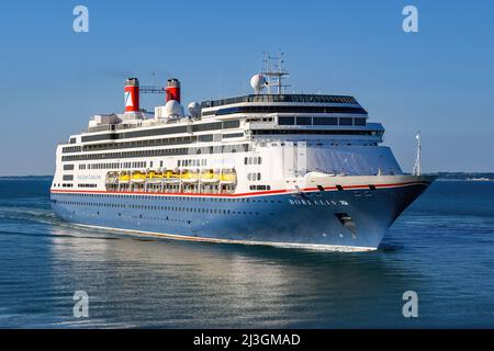 Borealis est un navire de croisière exploité par la compagnie norvégienne Fred. Olsen Cruise Lines. Banque D'Images