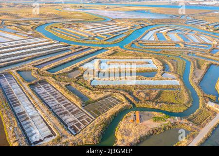 Marmites à Castro Marim au Portugal. Banque D'Images