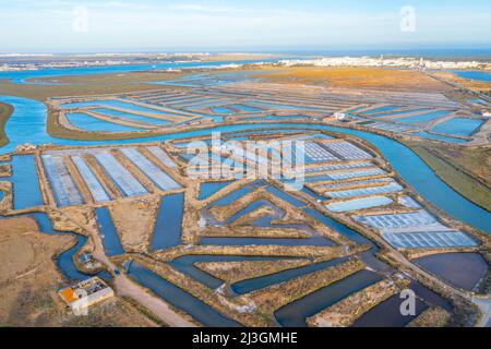 Marmites à Castro Marim au Portugal. Banque D'Images