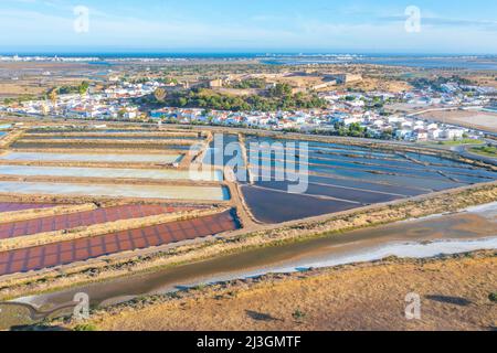 Marmites à Castro Marim au Portugal. Banque D'Images