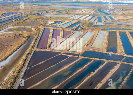 Marmites à Castro Marim au Portugal. Banque D'Images