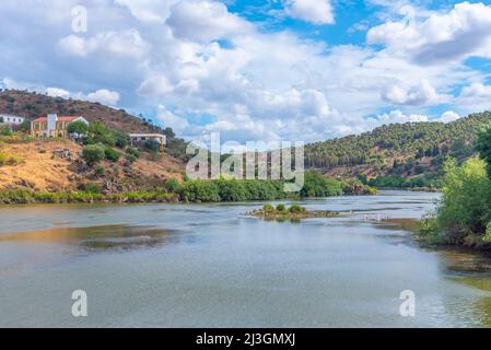 Parc naturel Vale do Guadiana au Portugal. Banque D'Images