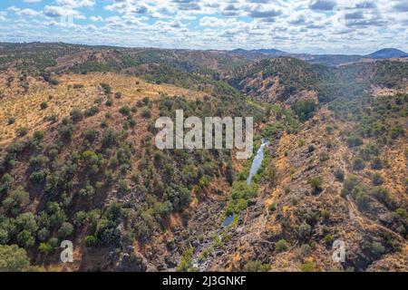 Parc naturel Vale do Guadiana au Portugal. Banque D'Images