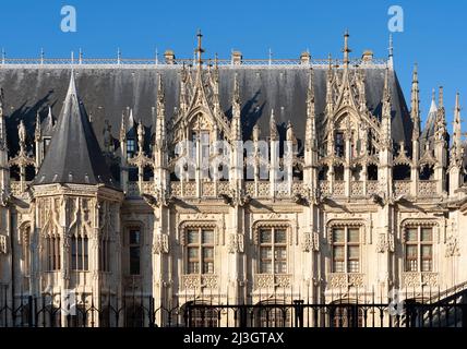 France, Seine-Maritime, Rouen, Palais de justice et Parlement de Normandie Banque D'Images