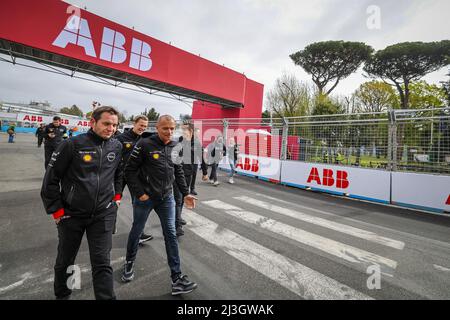 Rome, Italie. 08th avril 2022. Stephane Sarrazin portrait lors de l'ePrix de Rome 2022, 3rd rencontre du Championnat du monde de Formule E de la FIA ABB 2021-22, sur le circuit Cittadino dellEUR du 8 au 10 avril, à Rome, Italie - photo: Gregory Lenmand/DPPI/LiveMedia crédit: Agence photo indépendante/Alamy Live News Banque D'Images