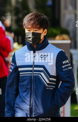 Melbourne, Victoria, Australie. 8th avril 2022. MELBOURNE, AUSTRALIE - AVRIL 8 : Yuki Tsunoda de Scuderia AlphaTauri au Grand Prix australien de Formule 1 2022 du 8th avril 2022 (Credit image: © Chris Putnam/ZUMA Press Wire) Banque D'Images