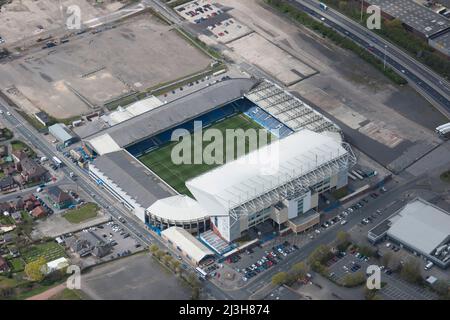 Elland Road, stade du Leeds United football Club, Leeds, West Yorkshire, 2016. Banque D'Images