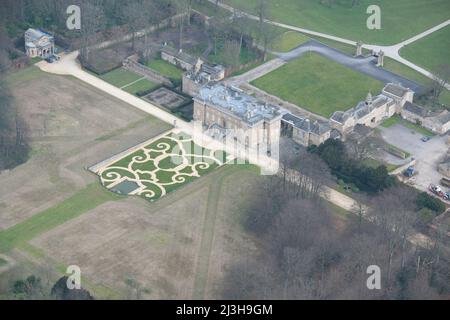 Maison de campagne de Bramham Park, écurie et chapelle, Leeds, 2016. Banque D'Images