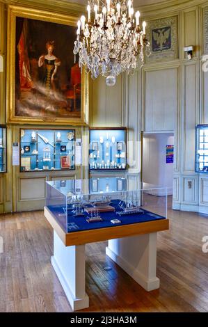 France, Seine-Maritime, Dieppe, la collection des ivoires du château-musée Banque D'Images