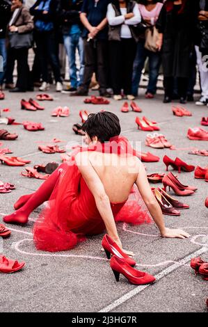 Journée internationale contre la violence contre les femmes - mettre fin au féminicide Banque D'Images