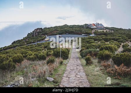 Achada do Teixeira, Pico Ruivo, Madère, Portugal, Europe Banque D'Images