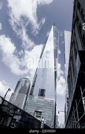 WTC Cortlandt, New York City, NY, Etats-Unis, au nouveau One World Trade Center, dans le bas de Manhattan Banque D'Images