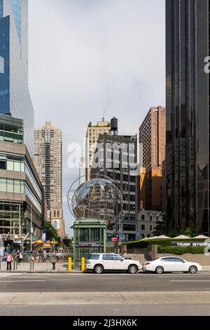 59 St - Columbus Circle, New York City, NY, États-Unis, Banque D'Images