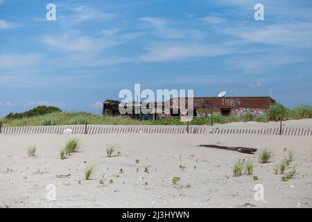 Breezy point, New York City, NY, États-Unis, Rockaway Beach Banque D'Images