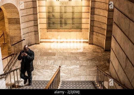 42 Gare de ST-BRYANT PARK, New York City, NY, États-Unis, à l'intérieur de la bibliothèque publique de New York Banque D'Images